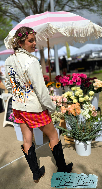 Rodeo Cowboy Custom Leather