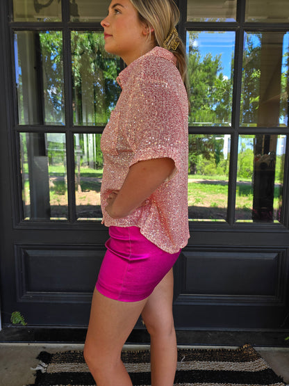 Metallic Shorts