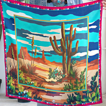 Paint By Numbers Silk Scarf