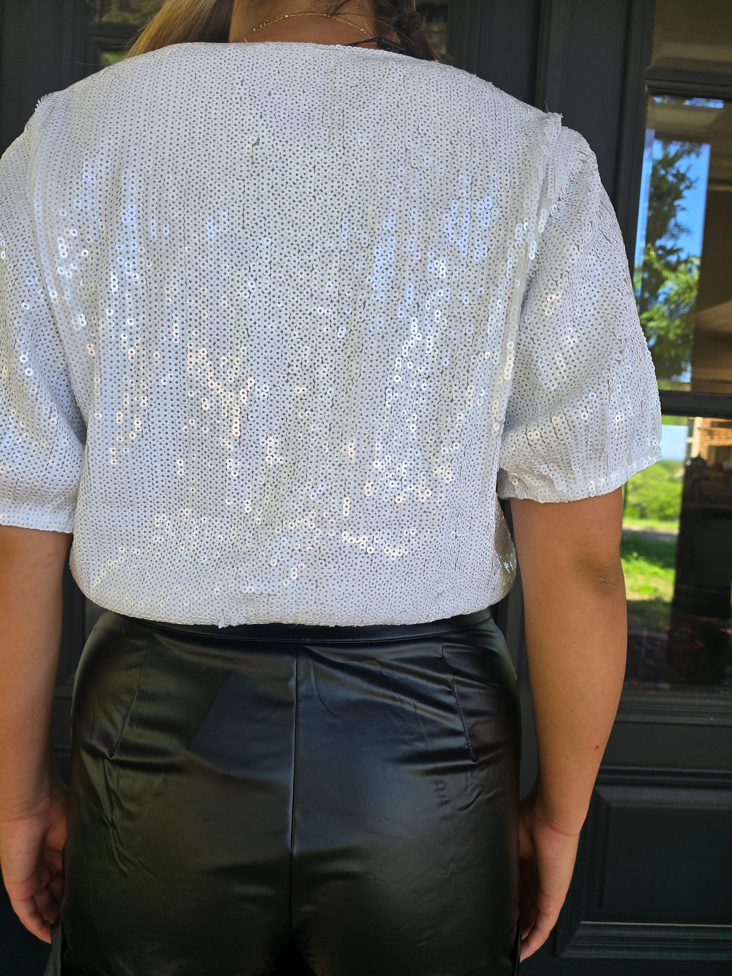 Faux Leather Shorts