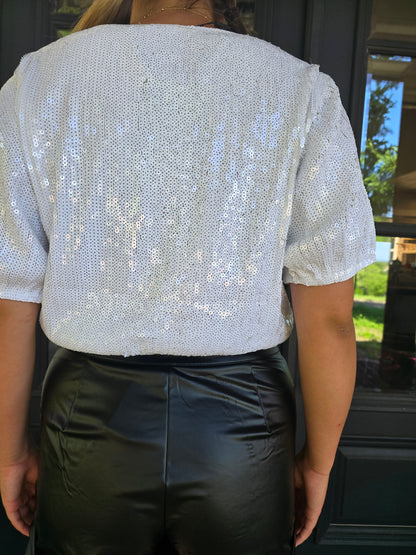 Faux Leather Shorts