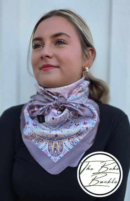 Lavender and Pink Wild Rag